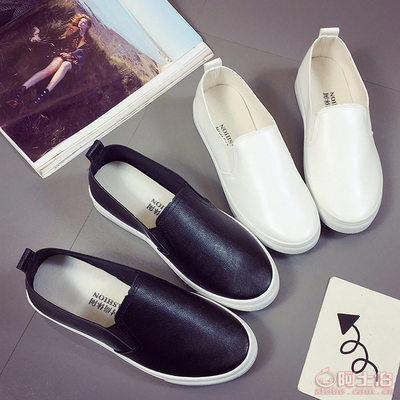 潮流与舒适并存 解析追恋新款一脚蹬PU板鞋